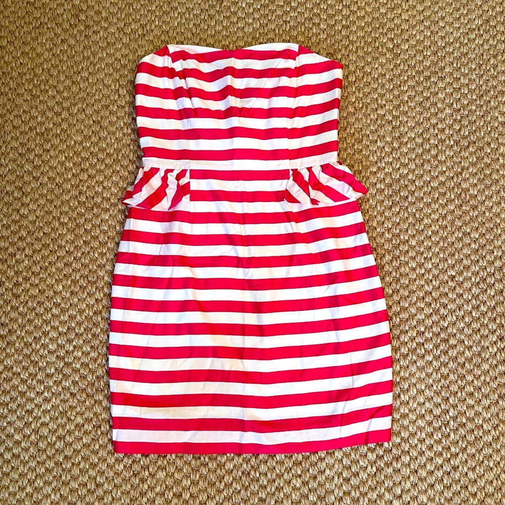 Lilly Pulitzer pink striped dress size 4